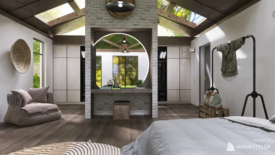 Modern summer house 3d design renderings