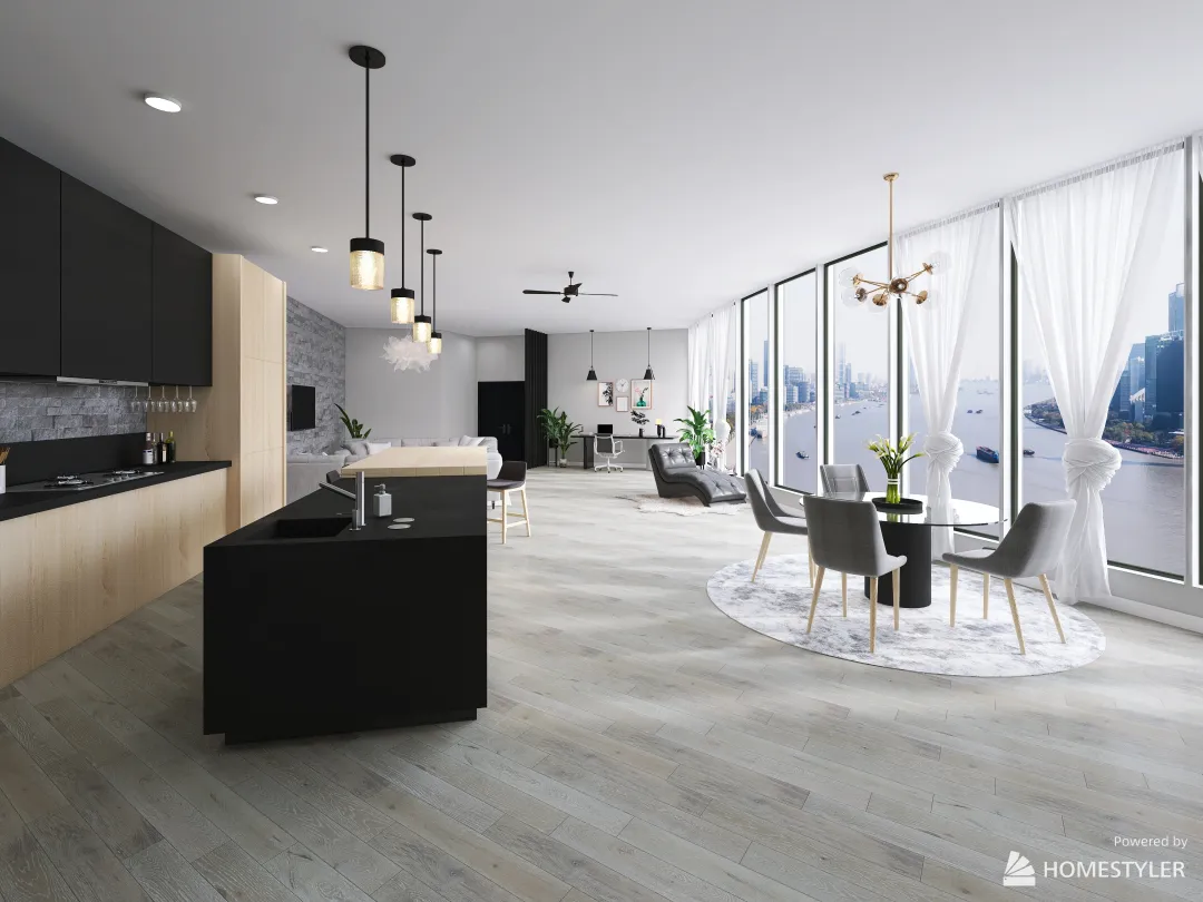 High Rise Apartment 3d design renderings