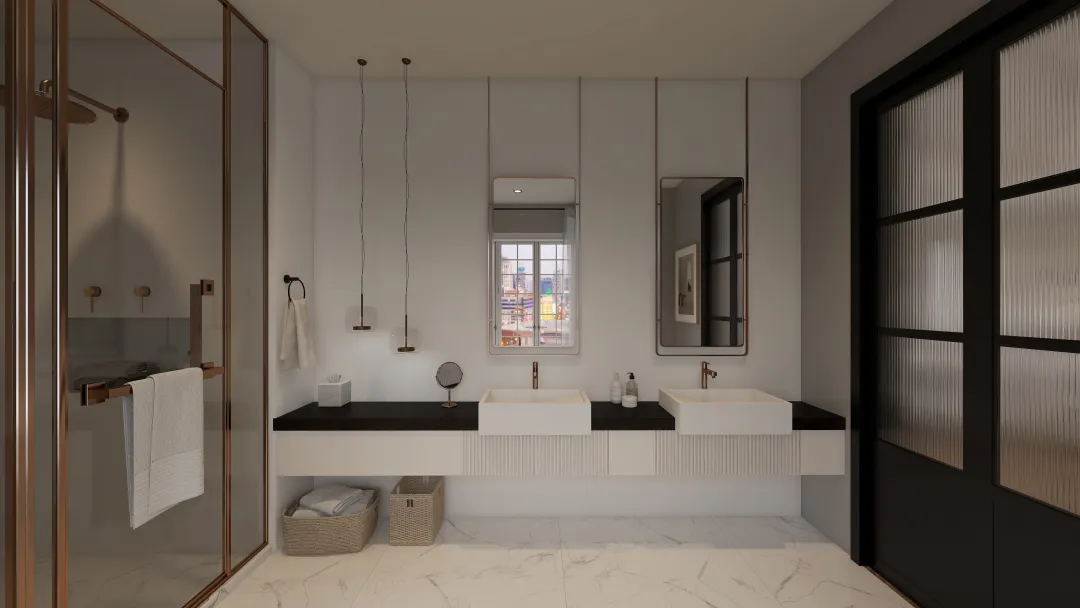 Luxury Bathroom 3d design renderings