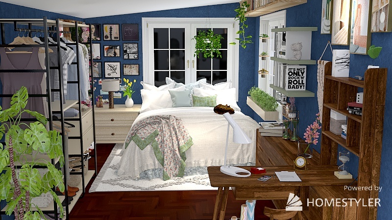 Cozy Bedroom 3d design renderings