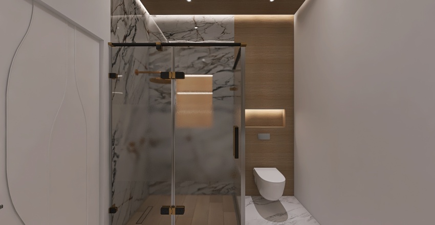 Powder Room 3d design renderings