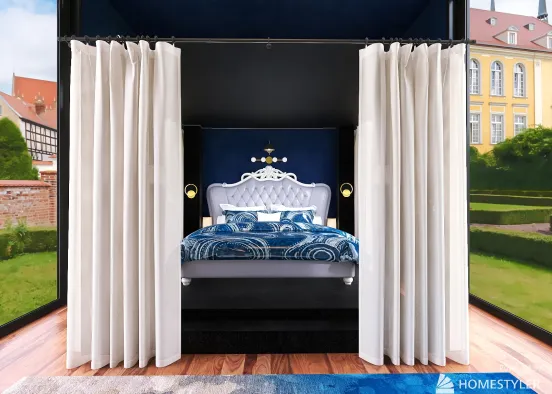 #MilanDesignWeek (Royale Blue Bedroom) Design Rendering