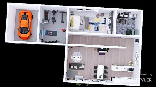simple 1 story house