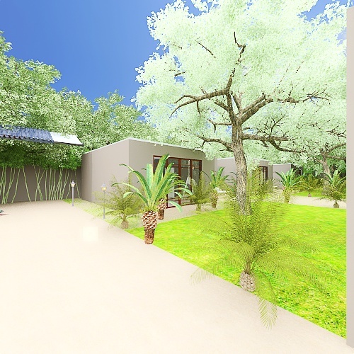 modern farm 3d design renderings