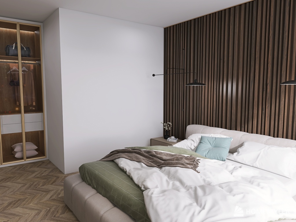 1 Bedroom House 3d design renderings