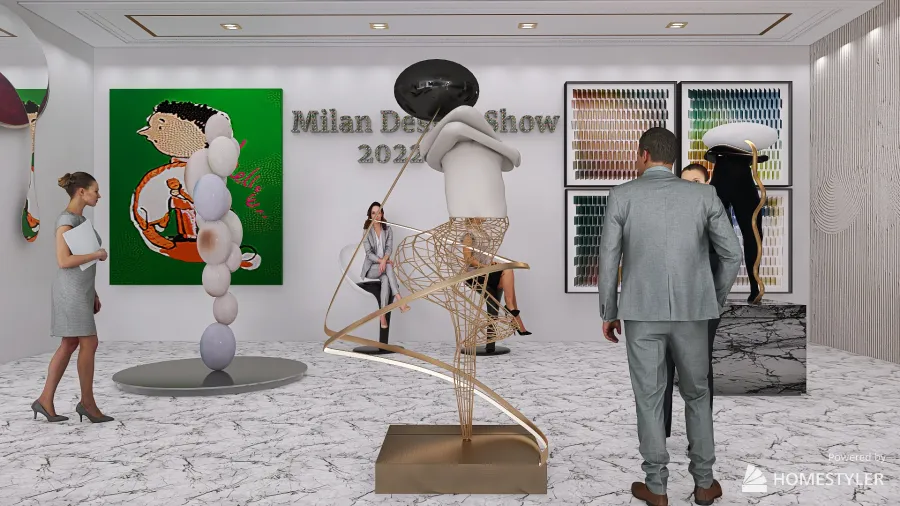 #MilanDesignWeek-MilanDesignShow2022 3d design renderings