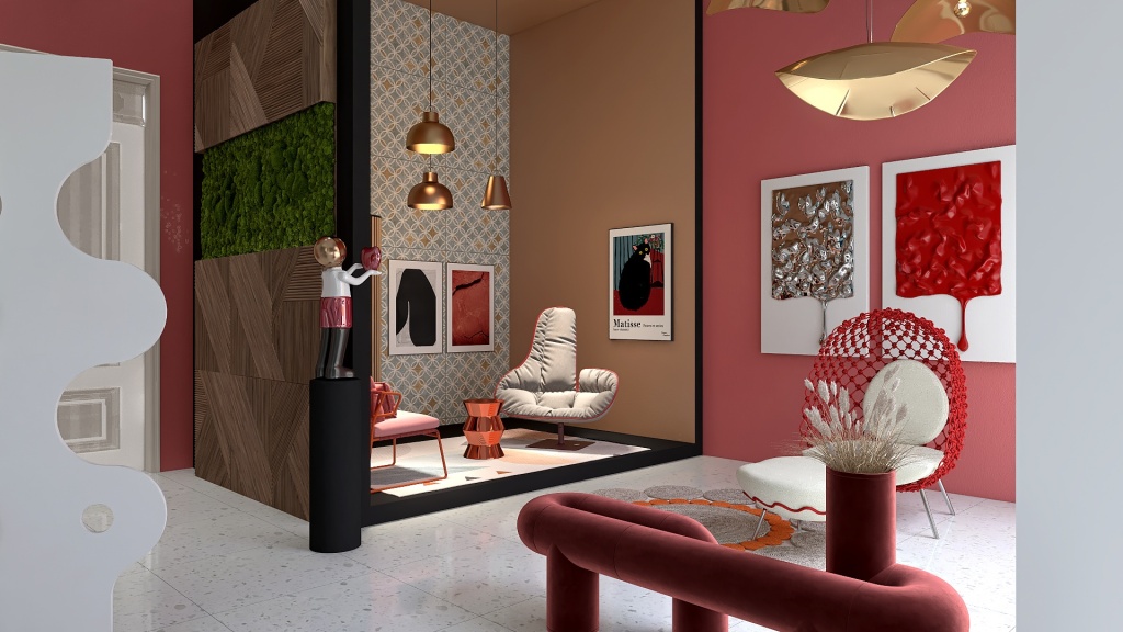 Showroom 3d design renderings