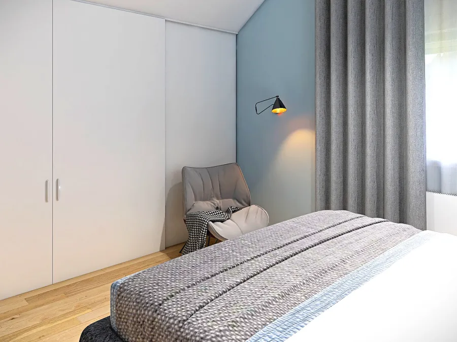 Спальня 2 3d design renderings
