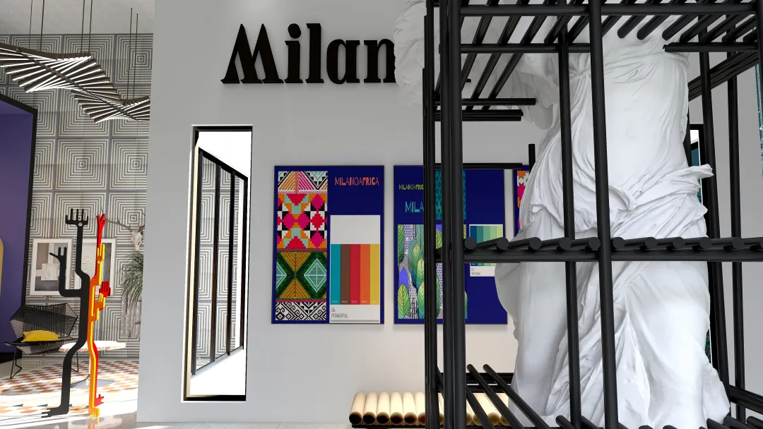 #MilanDesignWeek: MilanoAfrica 3d design renderings
