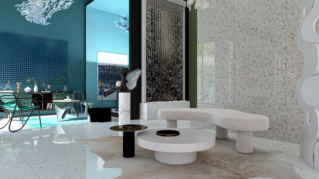 Showroom 3d design renderings