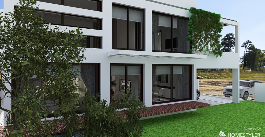 Courtyard/outdoors 3d design renderings
