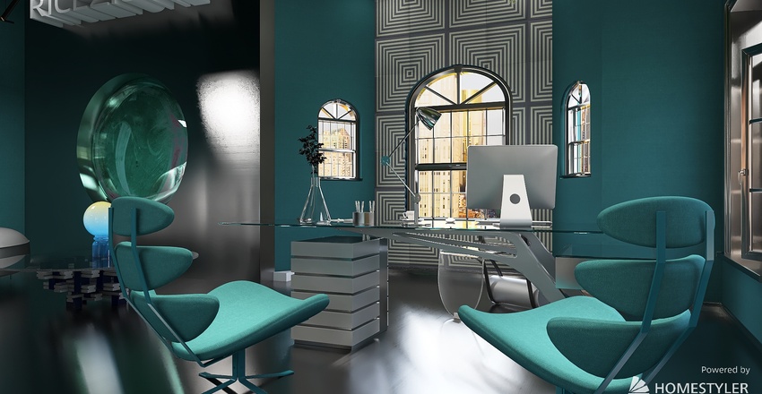 reception Room 3d design renderings