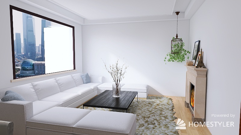 2 bedroom Modern Home 3d design renderings