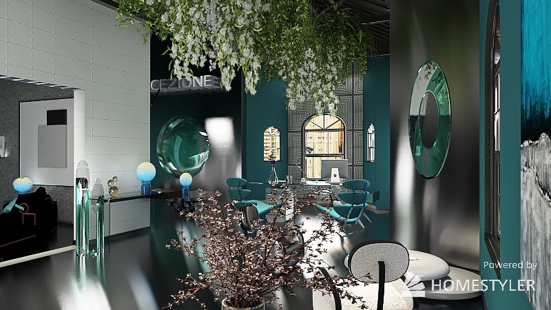 reception Room 3d design renderings
