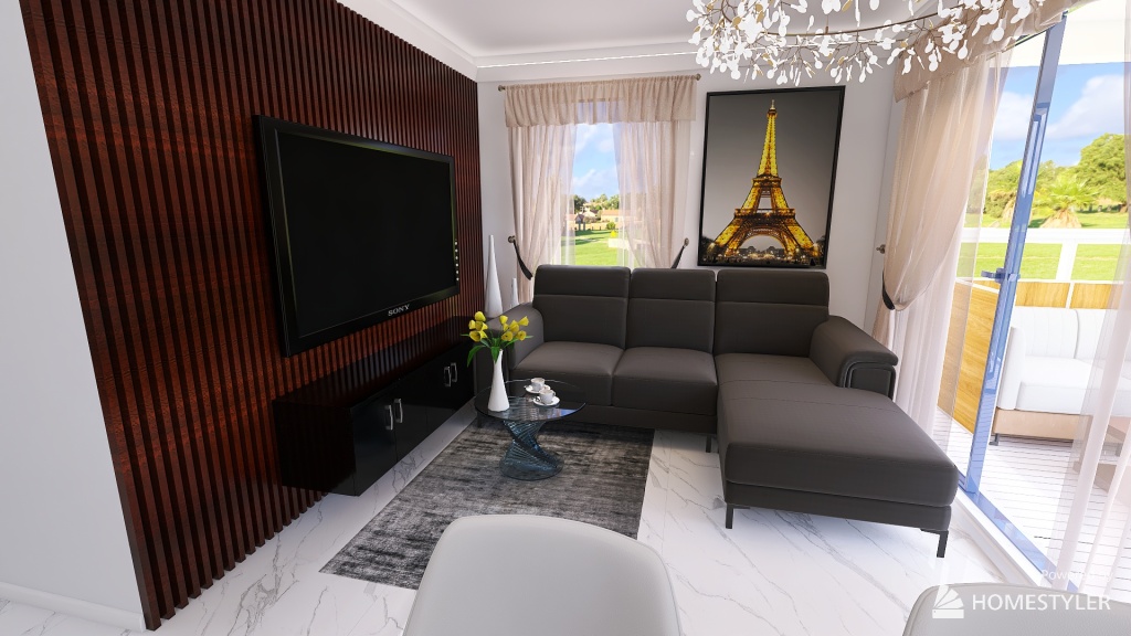 sypialnia 3d design renderings