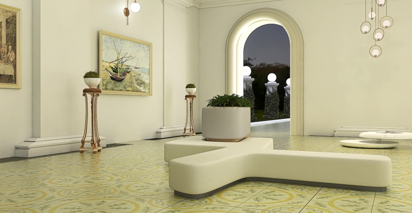 #MilanDesignWeek Museum 3d design renderings