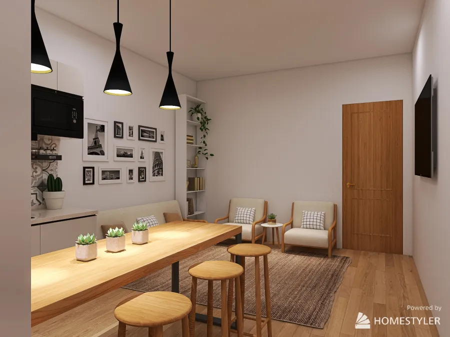 2do Apartamento Paola Breda 3d design renderings