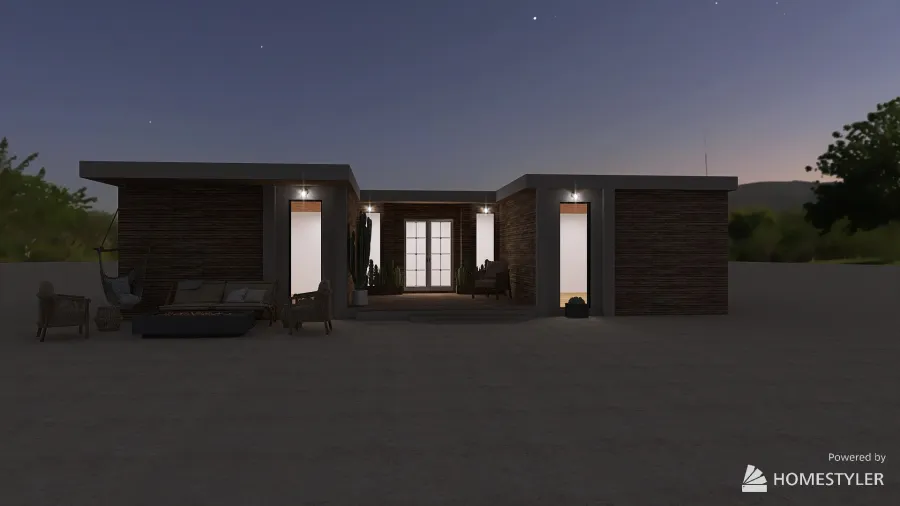 Joshua Tree Home 3d design renderings