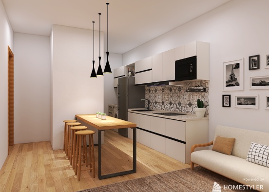 2do Apartamento Paola Breda Design Rendering