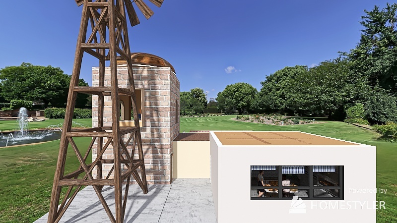 #BakeryContest Il mulino - The Penguin Mill & Bakery 3d design renderings