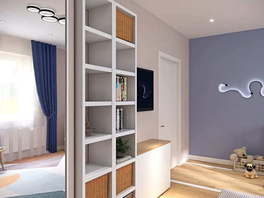 Спальня 3 3d design renderings