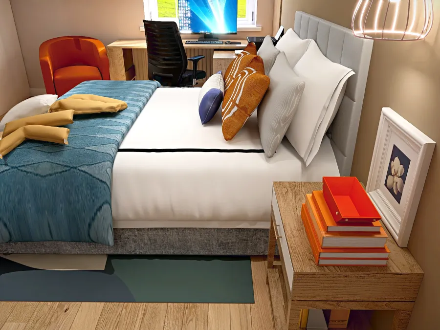 Спальня 4 3d design renderings