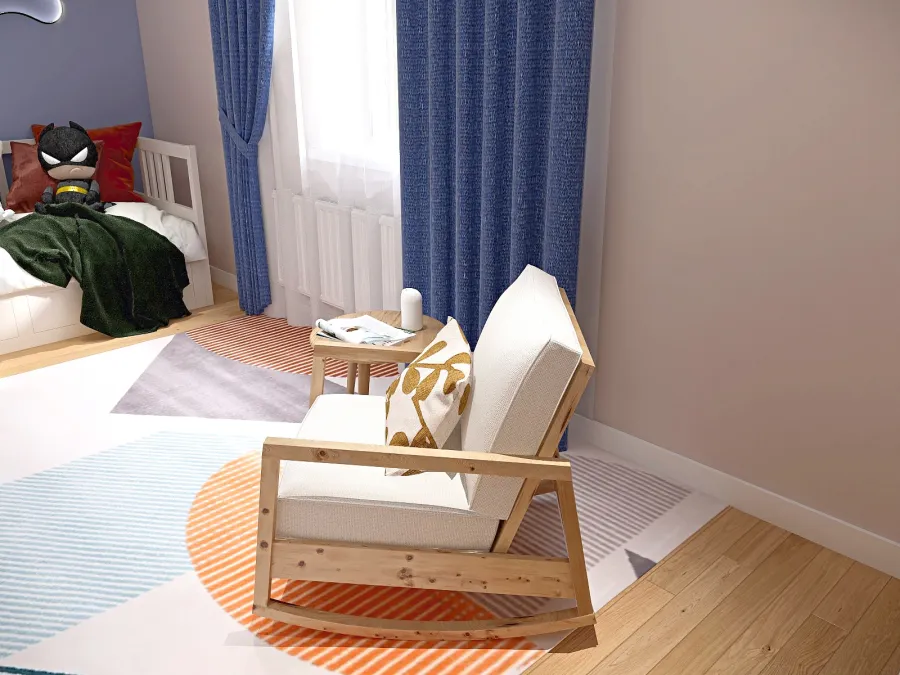 Спальня 3 3d design renderings