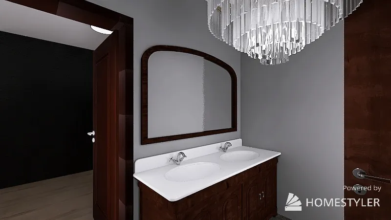 W Bathroom 3d design renderings