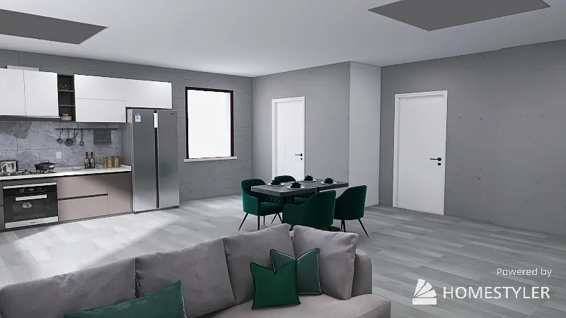 dom z kawiarnią 3d design renderings