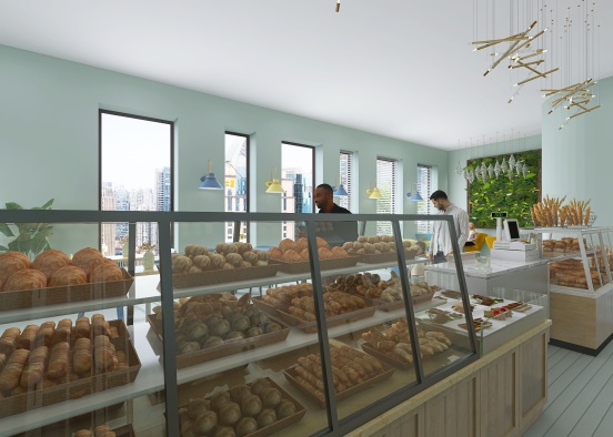 Cafetería-pastelería-Open#BakeryContest Design Rendering