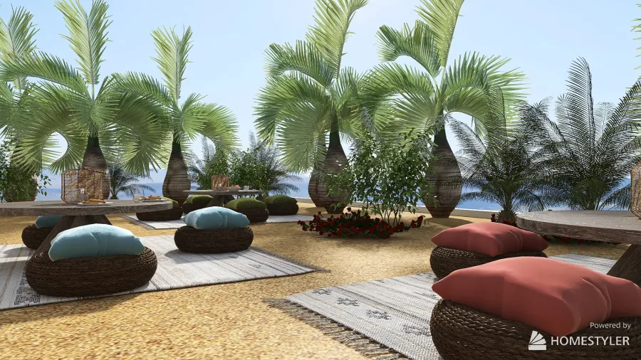 #BakeryContest - Beach Pastry 3d design renderings