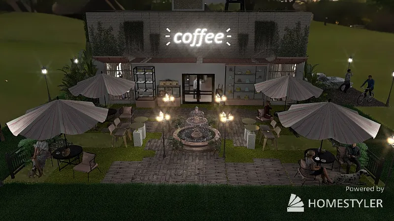 #BakeryContest (Bakery-Coffee) 3d design renderings