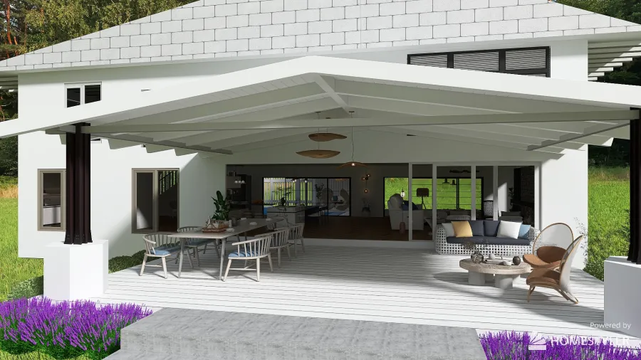 Modern Farmhouse 3d design renderings