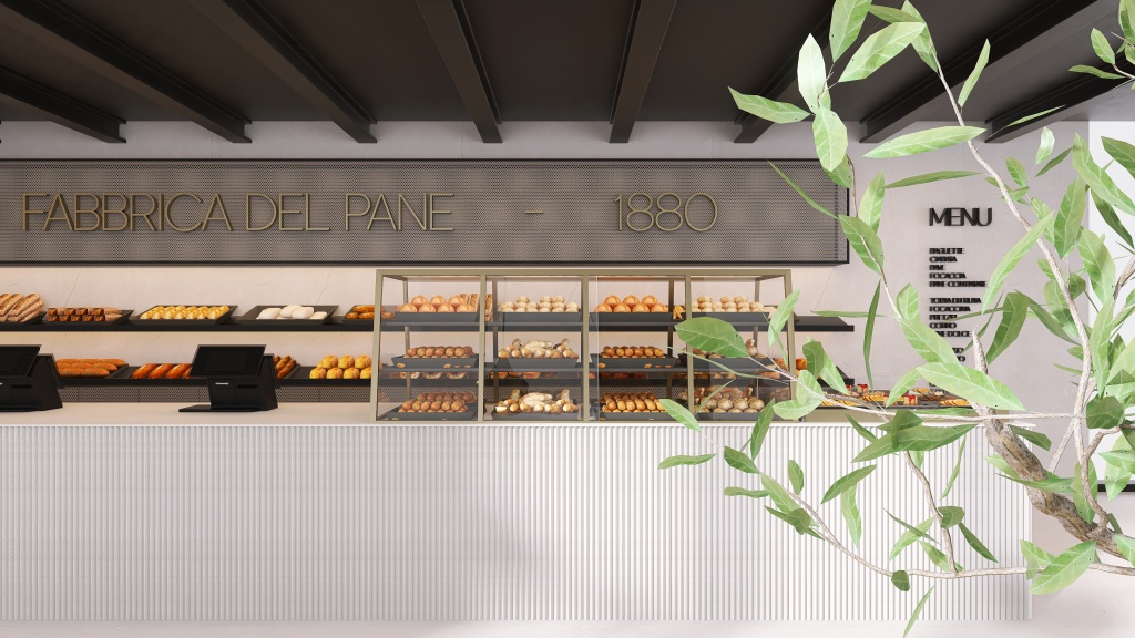 #BakeryContest - Fabbrica del pane 3d design renderings