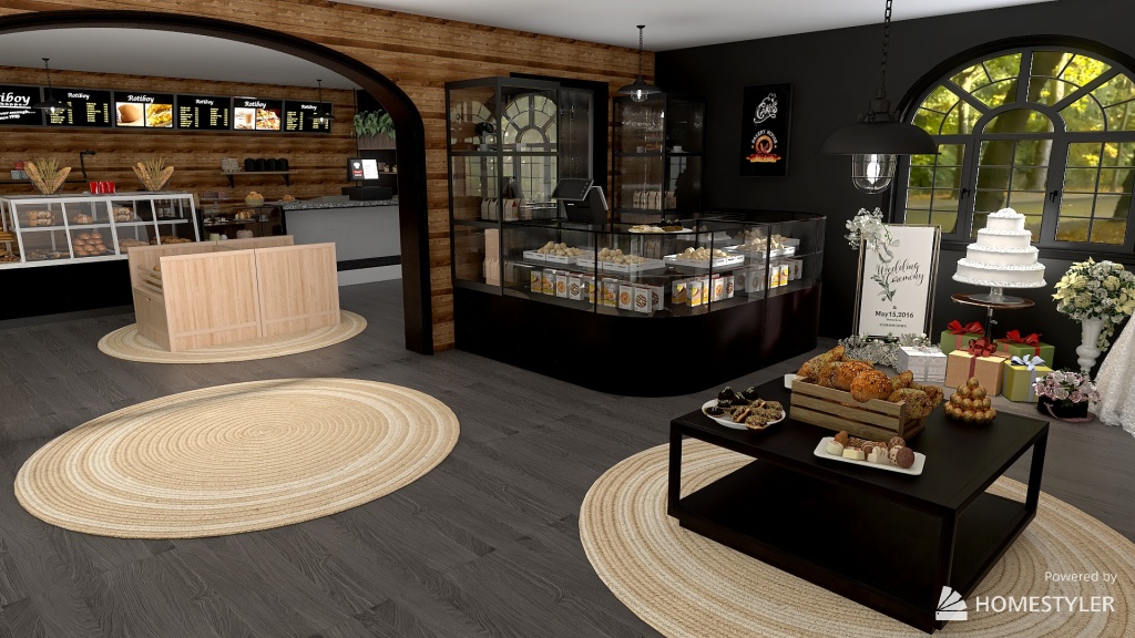 #Bakery contest 3d design renderings