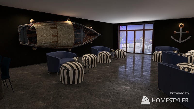Night Club 3d design renderings
