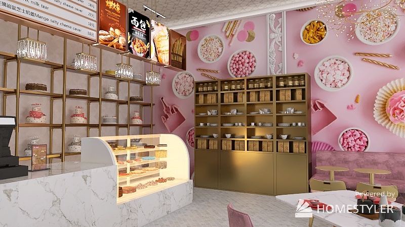 #BakeryContest - IN PINK 3d design renderings