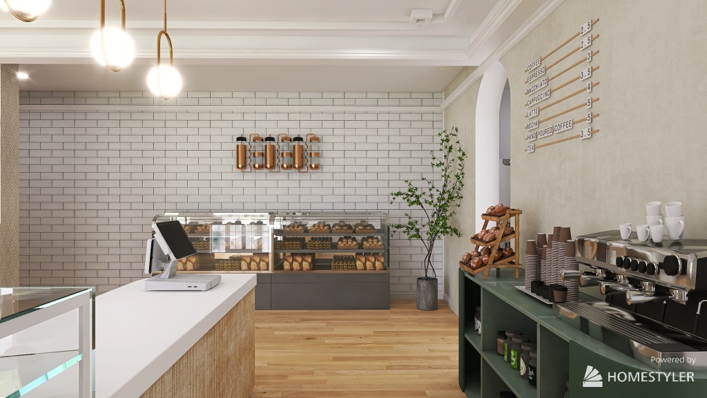 #BakeryContest | Bakery -Cafe "Le petit café " 3d design renderings