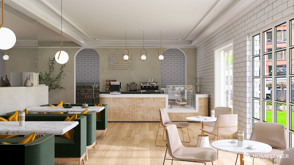 #BakeryContest | Bakery -Cafe "Le petit café " 3d design renderings