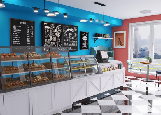 #BakeryContest - Retro Design Rendering