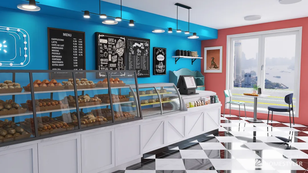 #BakeryContest - Retro 3d design renderings