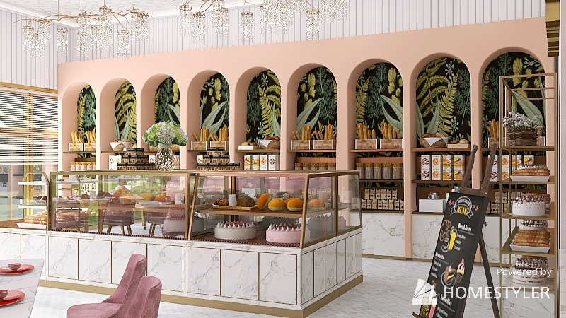#BakeryContest - IN PINK 3d design renderings