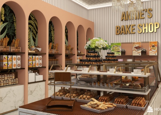 #BakeryContest - IN PINK Design Rendering