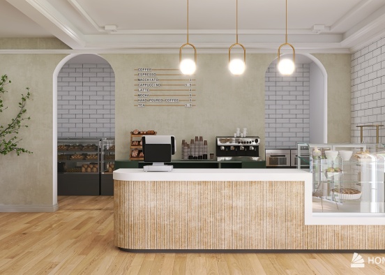 #BakeryContest | Bakery -Cafe "Le petit café " Design Rendering