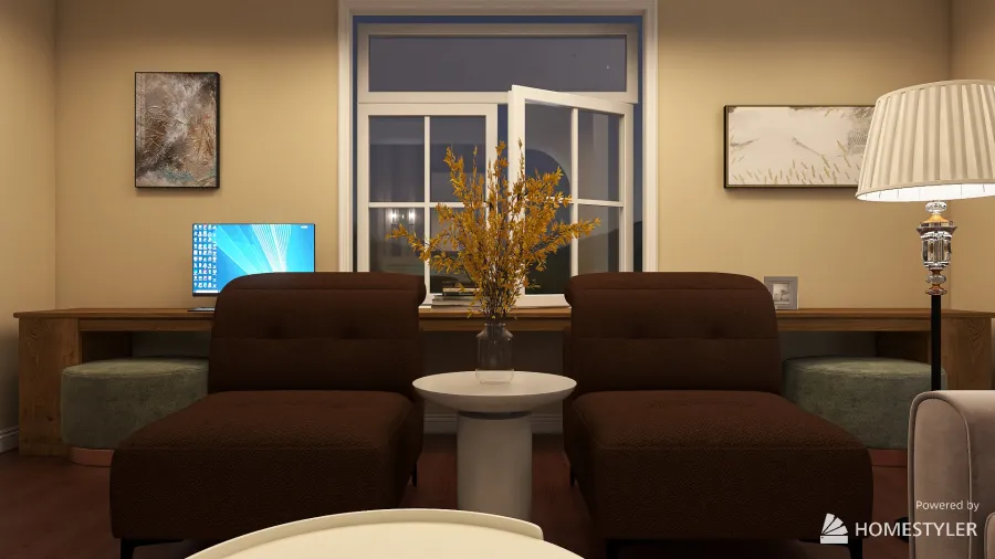 Cozy Livingroom 3d design renderings