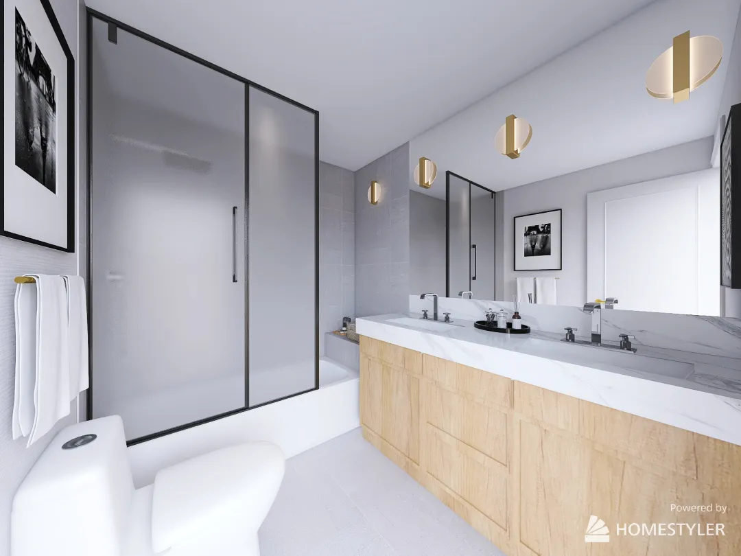 MiniMans Bath 3d design renderings