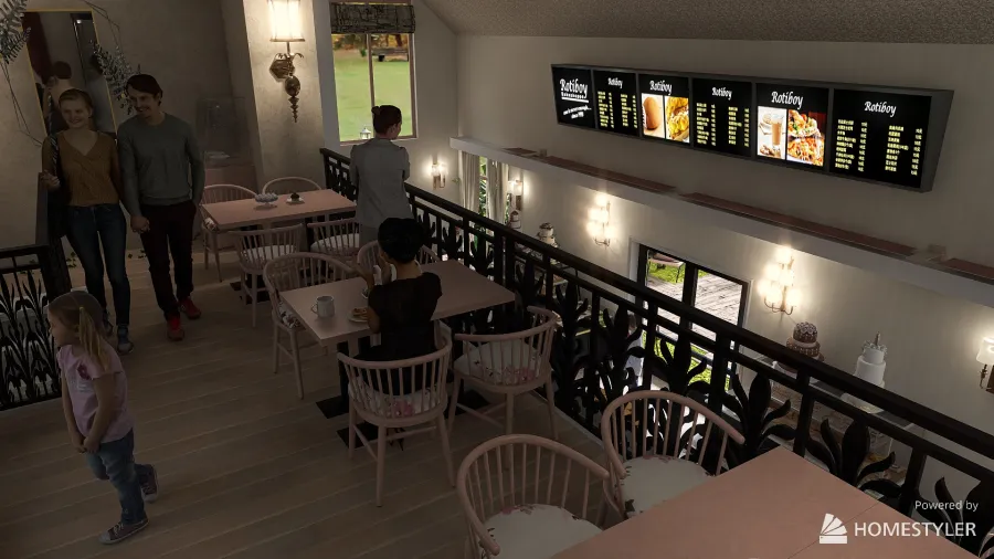 #BakeryContest (Bakery-Coffee) 3d design renderings