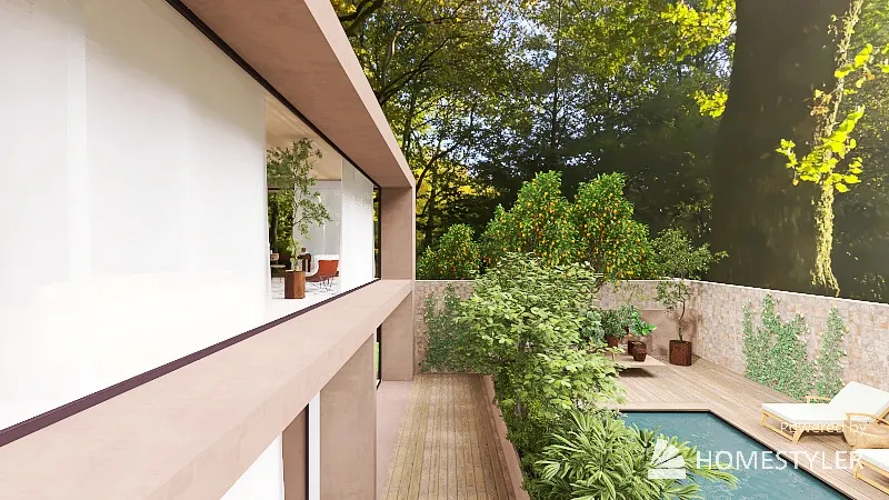 Pool Villa 3d design renderings