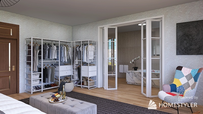 Bedroom1 3d design renderings