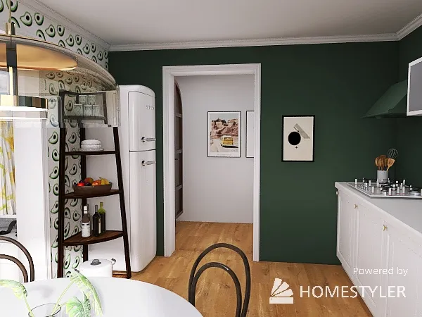 green studio w avocado kitchen 3d design renderings
